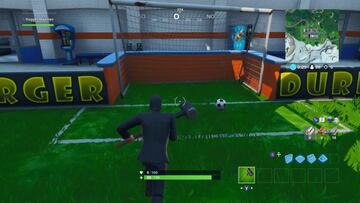 Marcamos un gol a base de empujar/chutar la pelota de fútbol