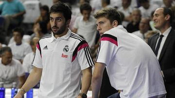 Facundo Campazzo y Luka Doncic.