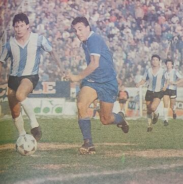 Hugo Vilches ante Magallanes en 1988. Foto: Copesa