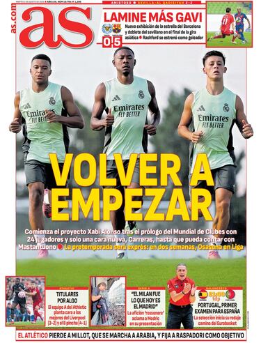 Las portadas de AS de agosto