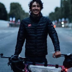 Morton acaba cinco días antes su Tour solidario y en solitario