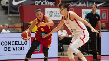 María Araujo en el partido ante China.