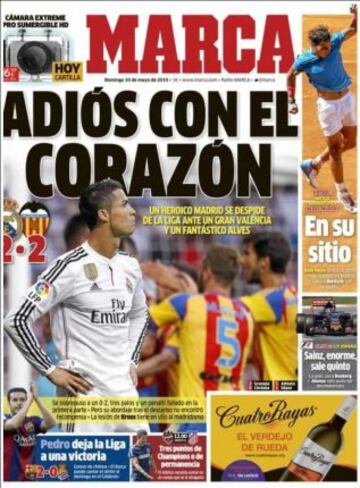 Portadas de la prensa deportiva