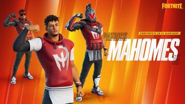 Arte oficial de Patrick Mahomes en Fortnite