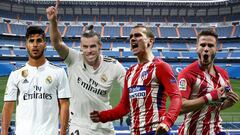 Asensio, Bale, Griezmann y Sa&uacute;l. 