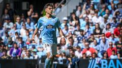 Gabri Veiga durante el partido contra el Almería.