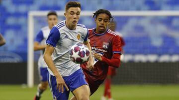 12/02/20 PARTIDO DE FUTBOL DE YOUTH LEAGUE REAL ZARAGOZA - OLYMPIQUE DE LYON LOPEZ COLY
