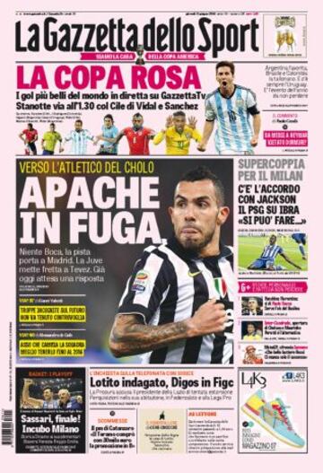 Portadas de la prensa deportiva