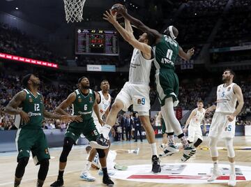 Cuarto partido: Real Madrid y Ayón vs Panathinaikos en imágenes