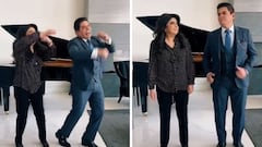 Victoria Ruffo y Ernesto Laguardia comparten video bailando juntos en TikTok