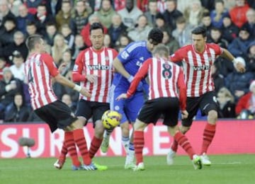 Chelsea logró una igualdad ante un duro rival como Southampton.