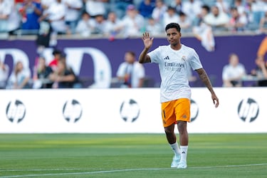Will Vinicius Jr. play against Barcelona in the friendly match in Metlife Stadium?