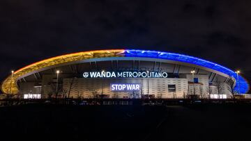 Iluminación del Wanda Metropolitano.