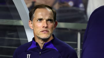 Tuchel, ayer en Las Vegas, en el amistoso ante el Am¨¦rica.