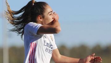 Olga Carmona, jugadora del Real Madrid. 