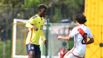 Colombia Sub 17 empata ante Perú en segundo amistoso en Techo