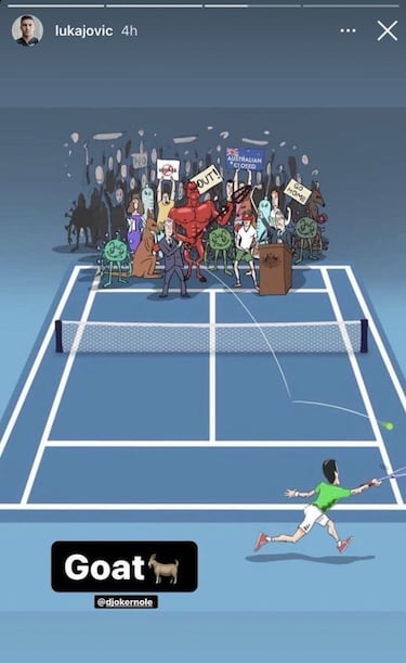 Jovic se mete en un jardín con el caso Djokovic horas antes de la final de la Supercopa