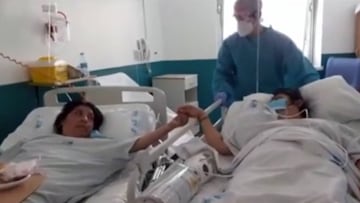 El reencuentro de una madre y su hija tras ganarle al virus