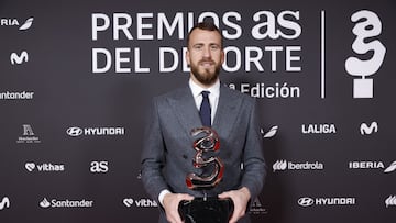 Sergio Rodríguez recibe el Premio AS Trayectoria del Deporte.