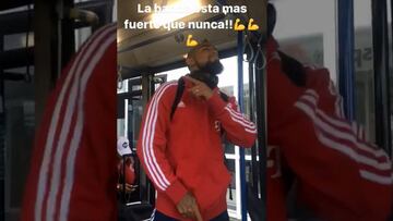 El alegre viaje a puro baile de Arturo Vidal y Franck Ribery