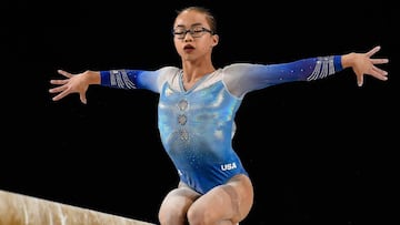 Morgan Hurd: la heredera de Biles compite con gafas