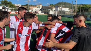 Tercer gol del Mercadal.