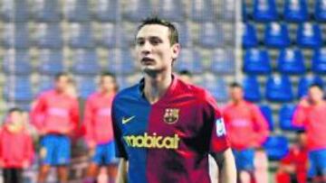 Carlos ya ha debutado con el Barça.