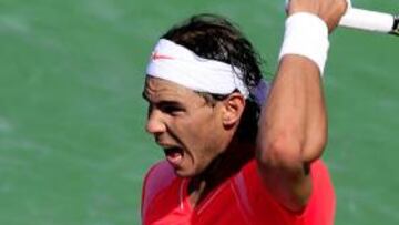 <b>DE TODOS MODOS. </b>Tras brillar y sufrir ante Anderson y Kohlschreiber, Nadal ya pisa las semifinales.