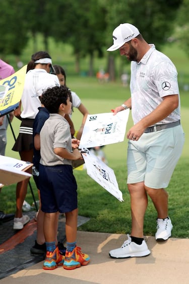 Rahm estrena zapatos para asaltar el PGA y el nmero uno