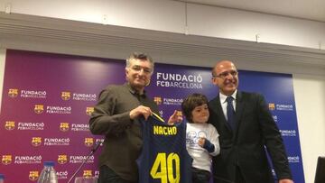 Nacho Muñoz, de 5 años, nuevo 'fichaje' del Barcelona