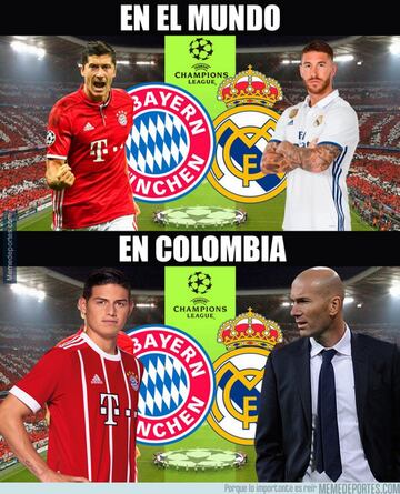 Los memes más divertidos del Bayern-Real Madrid