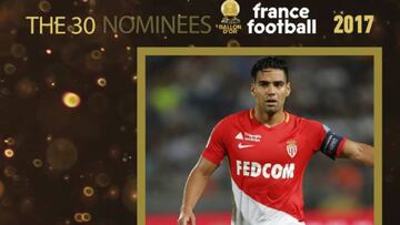 Falcao nominado al Balón de Oro de revista France Football