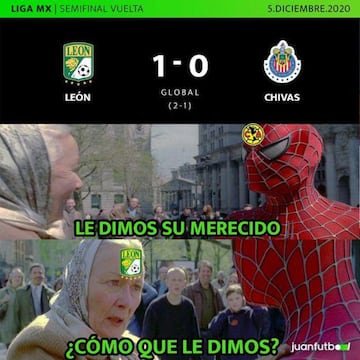 Los mejores memes de la eliminación de Chivas por el León