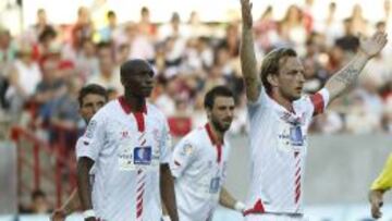 Rakitic, en un partido del Sevilla.