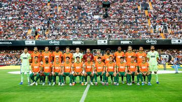 Plantilla del Valencia.