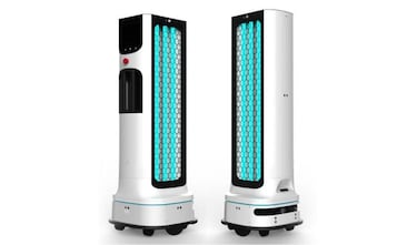 Un robot que desinfecta sólo con luz ultravioleta, lo nuevo de LG en el CES