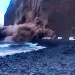 Derrumbe en un acantilado de La Gomera: se buscan posibles víctimas