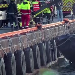 Se hunde un Tesla en un fiordo de Oslo: rescatan a los pasajeros en una sauna flotante