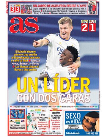 Las portadas de AS de noviembre