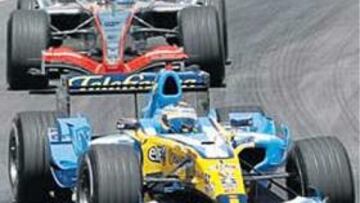 <b>DELANTE. </b>Este año Alonso ha vencido claramente a los McLaren.