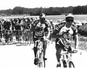 En el Tour de 1991.