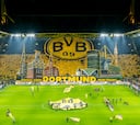 Así es como se preparan los tifos para recibir al Dortmund