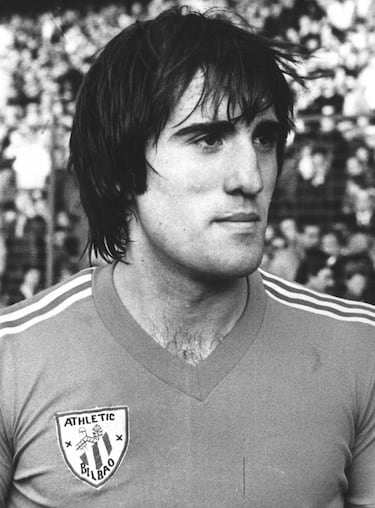 Símbolo de la casta de San Mamés. Central aguerrido, a la vieja usanza, no se andaba con contemplaciones. La lesión a Maradona le marcará de por vida. Anotó muchos goles.