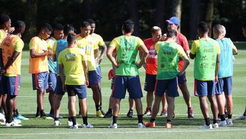 Selección Colombia en Milanello