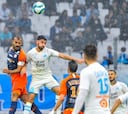Olympique de Marsella y Montpellier empatan en un partido igualado