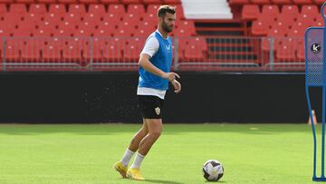 Leo Baptistao, nuevo jugador de la UD Almer¨ªa.