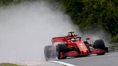 05 VETTEL Sebastian (ger), Scuderia Ferrari SF1000, action during the Formula 1 Aramco Magyar Nagydij 2020, Hungarian Grand Prix from July 17 to 19, 2020 on the Hungaroring, in Budapest, Hungary - Photo DPPI
 
 
 17/07/2020 ONLY FOR USE IN SPAIN