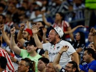 Soccer Football - Liga MX - Monterrey v Guadalajara - Estadio BBVA, Monterrey, Mexico - March 21, 2026 Monterrey fans in the stands during the match REUTERS/Daniel Becerril