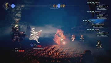 Nos enfrentamos al Hombre misterioso y a la Figura sospechosa en Octopath Traveler