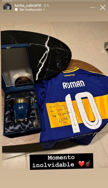 Luciano Cabral se reencuentra con Riquelme y las redes arden: “Gracias, maestro...”